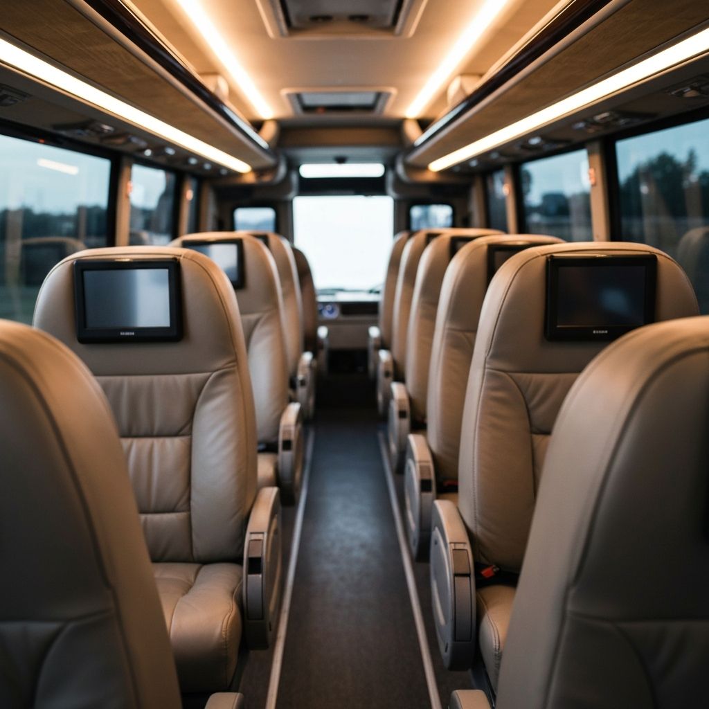 Interior luxos autocar Mariva Travel
